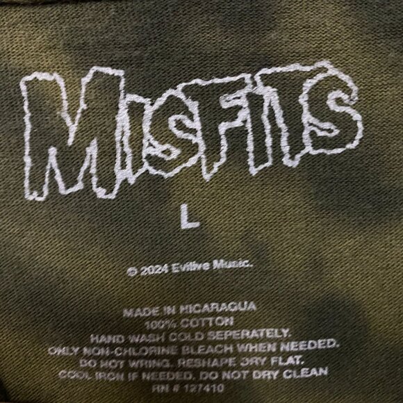 Misfits Mommy Can I Go Out & Kill Oversized Band Tie Dye large - Picture 4 of 4